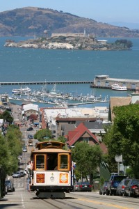 City Cable Car and Alcatraz