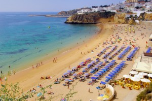 Portugal, Algarve, Albufeira: Beach