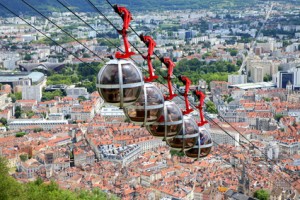 Bastille Hill Cable Car, Grenoble, France