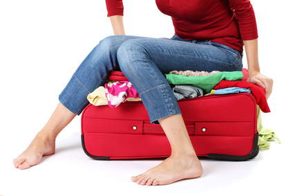 Tips for travelling alone: pack light!