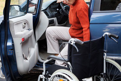 Accessible car hire: Wheelchair lift