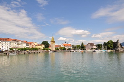 German Alpine Road: The starting point of Lindau