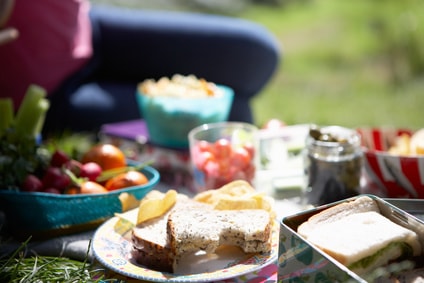 Camping tips - picnic blanket