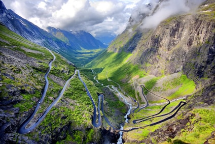 Driving the Trollstigen Mountain Road