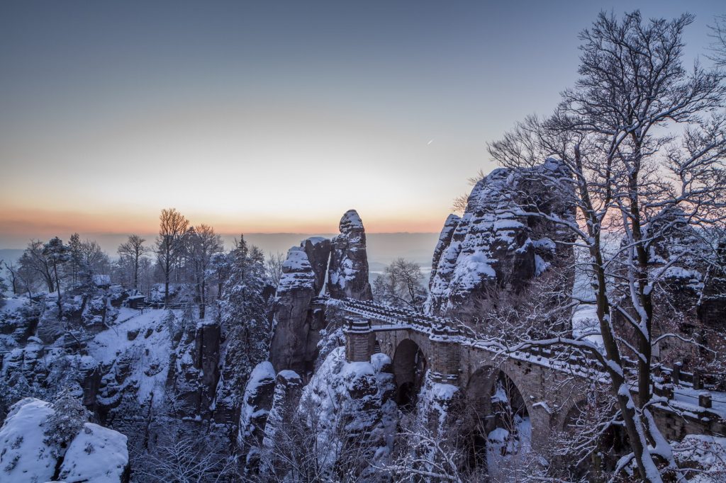 Winter hiking in the Czech Republic