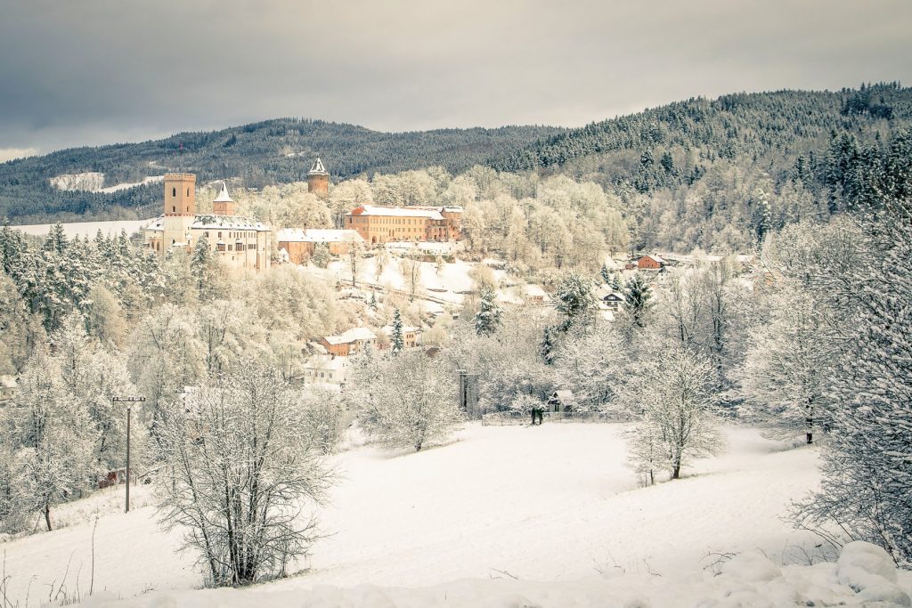 Winter hiking in the Czech Republic