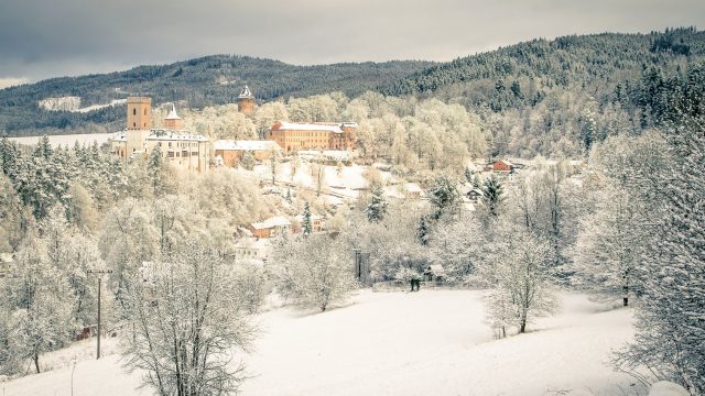 Winter hiking in the Czech Republic