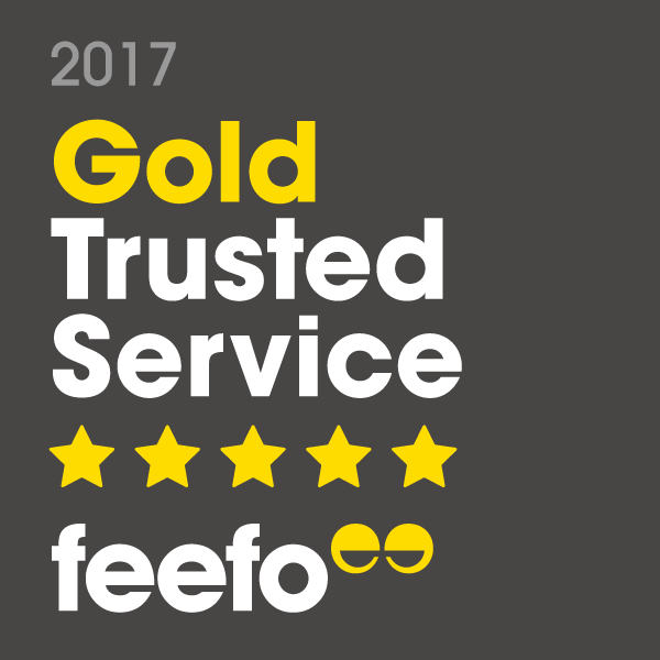 Zest Car Rental has won the Feefo Gold Trusted Service Award in 2017