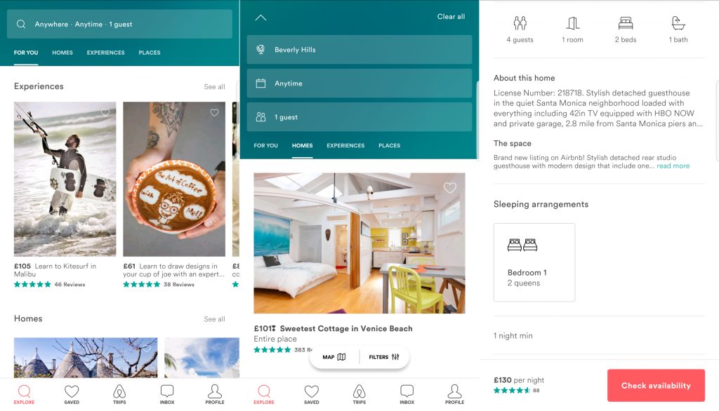 Travel apps for your holiday: Airbnb