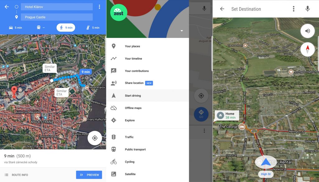 Travel apps for your holiday: Google Maps