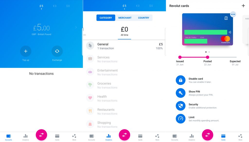 Travel apps for your holiday: Revolut