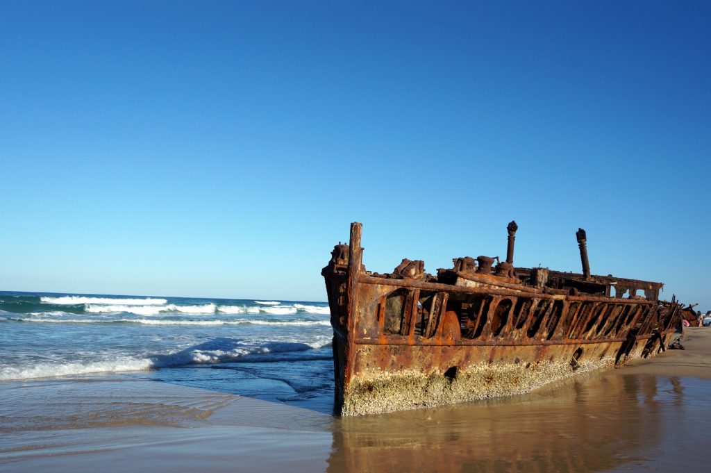 Best islands around Australia: SS Maheno Shipwreck, Fraser Island