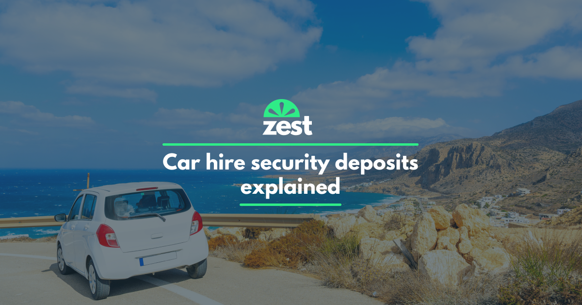 what is the security deposit for thrifty car rental