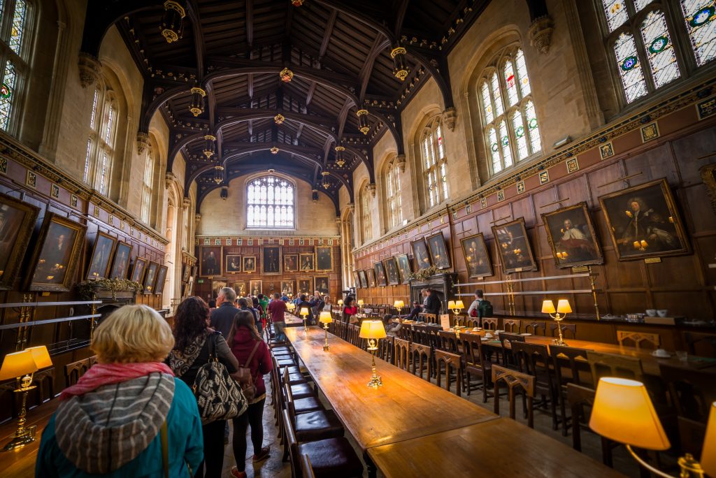 Movie sets & filming locations: Christchurch College, Oxford