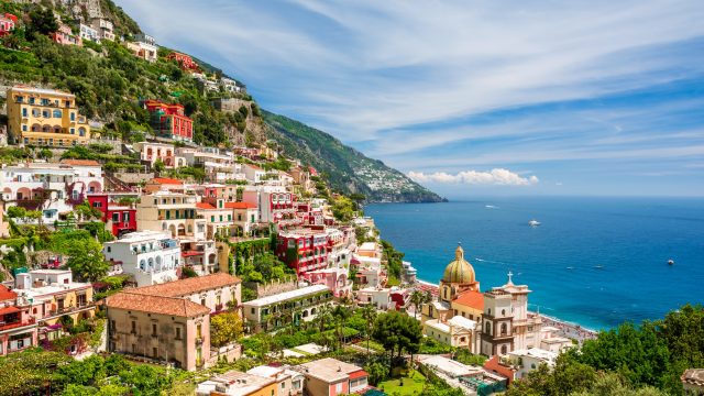 Amalfi Coast, Italy: the Positano coastline