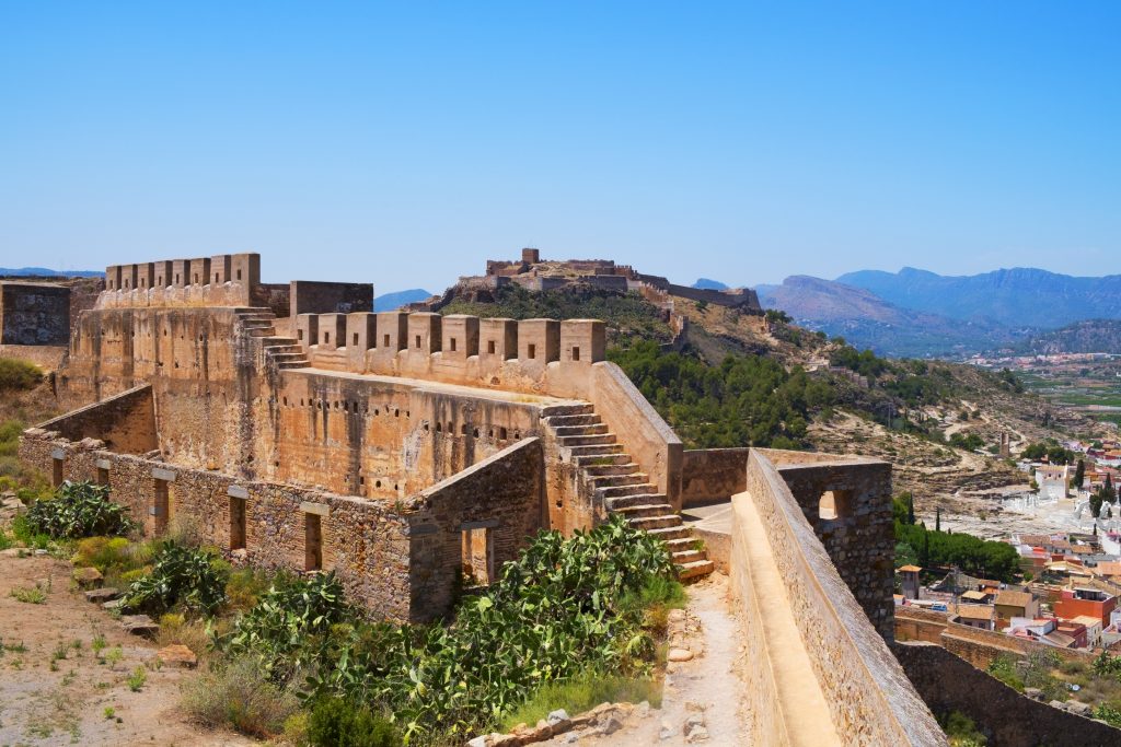 Roman ruins in Sagunto; Spanish costas; Costa del Azahar