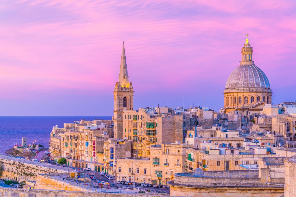 Valletta, capital city of Malta