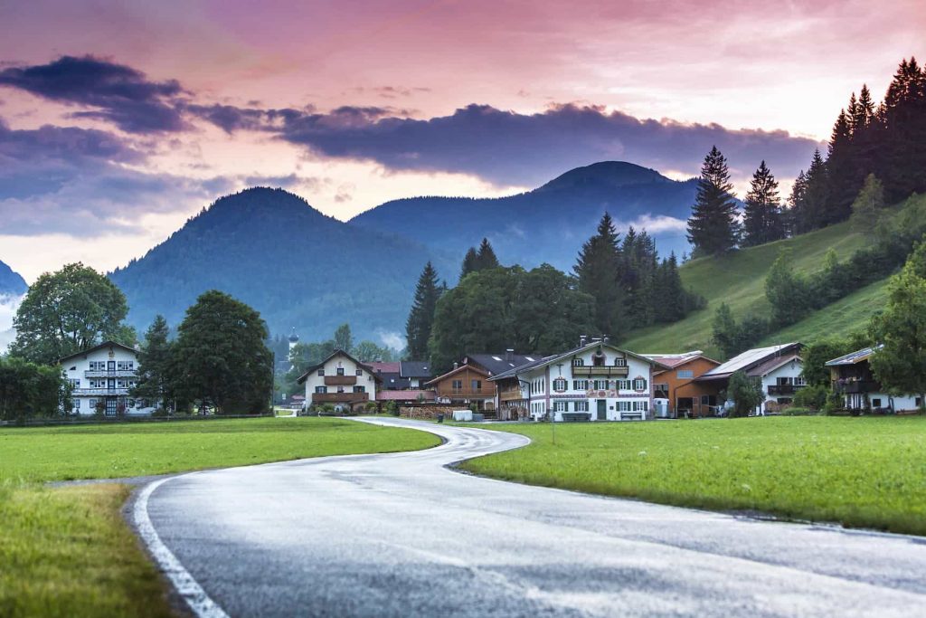The romantic road in Germany