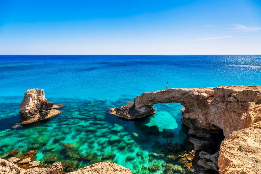 Blue waters in Paphos