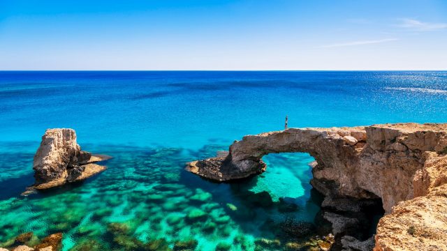 Blue waters in Paphos