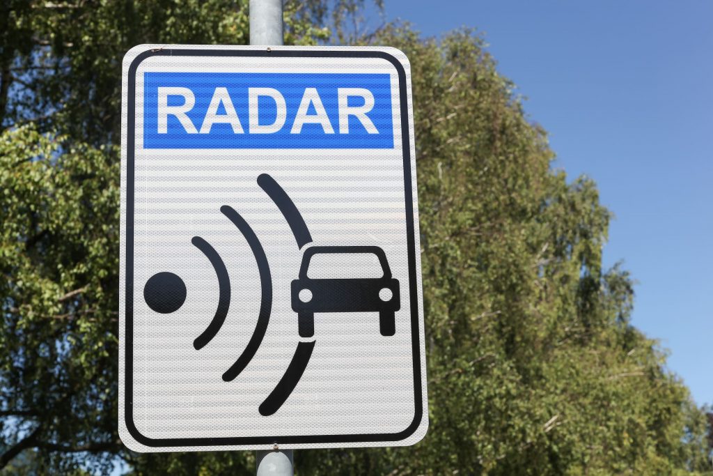 speed radar sign