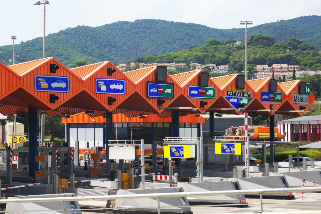 Toll road in Spain