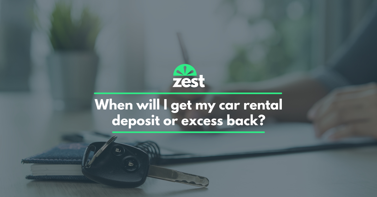 Bitesize: When will I get my car rental deposit or excess back?